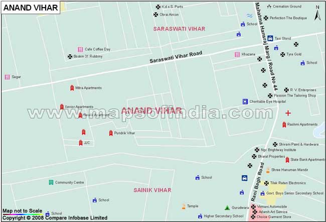 Anand Vihar Map