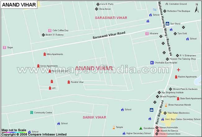 Anand Vihar1 Map