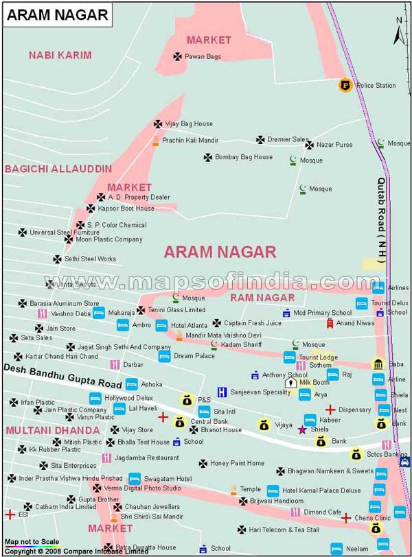 Aram Nagar Map