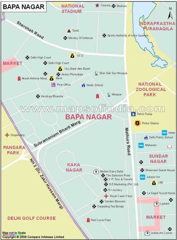 Bapa Nagar Map