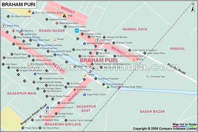 Brahm Puri Map