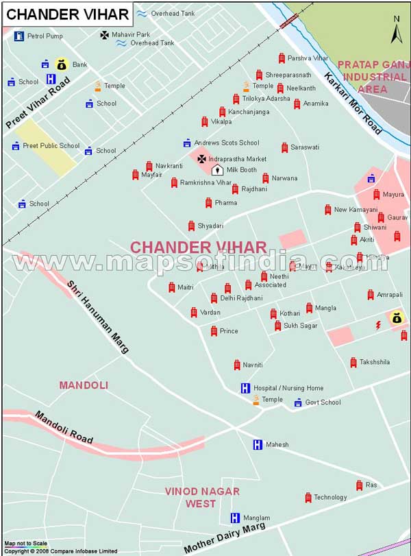 Chander Vihar Map