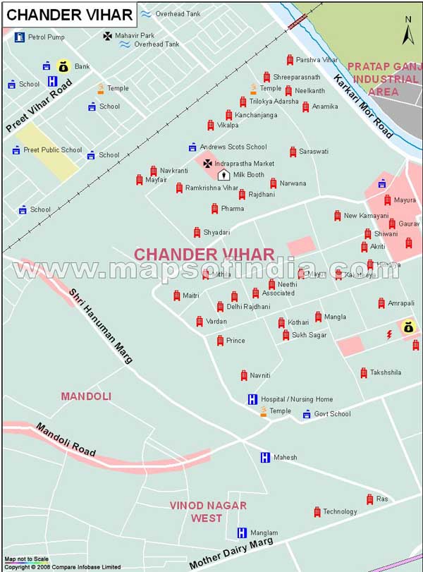 Chander Vihar Map