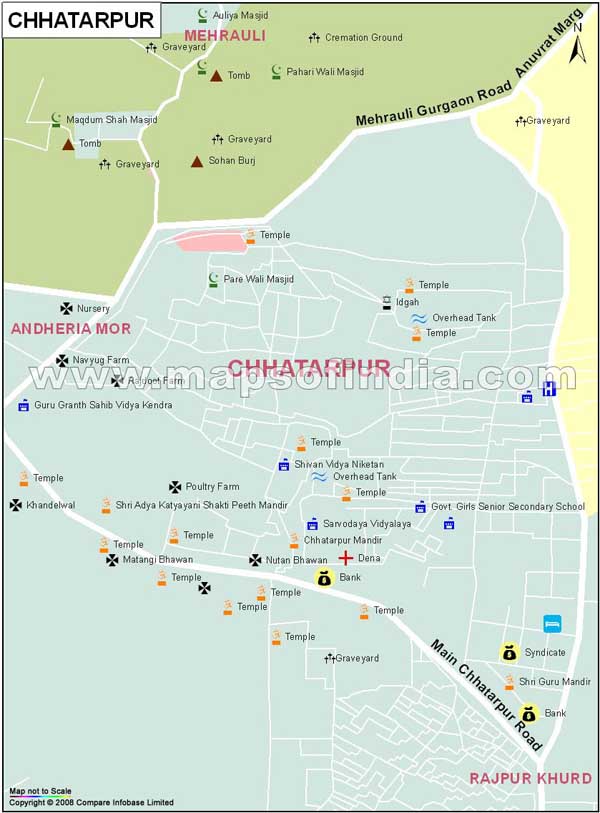 Chhatarpur Map