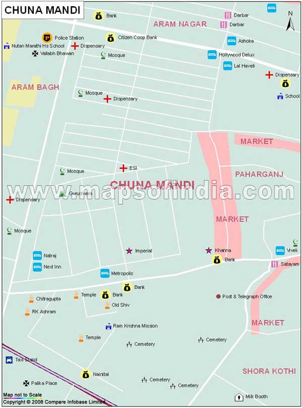 Chuna Mandi Map