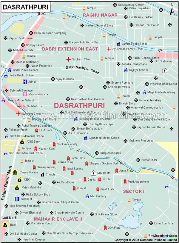 Dashrathpuri Map