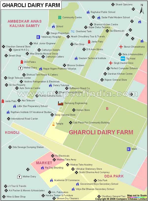 Gharoli Dairy Farm Map