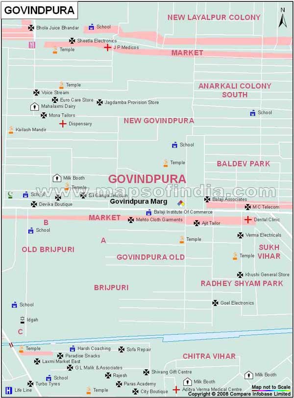 Govindpura Map