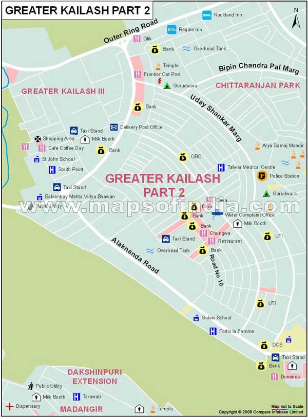 Greater Kailash2 Map