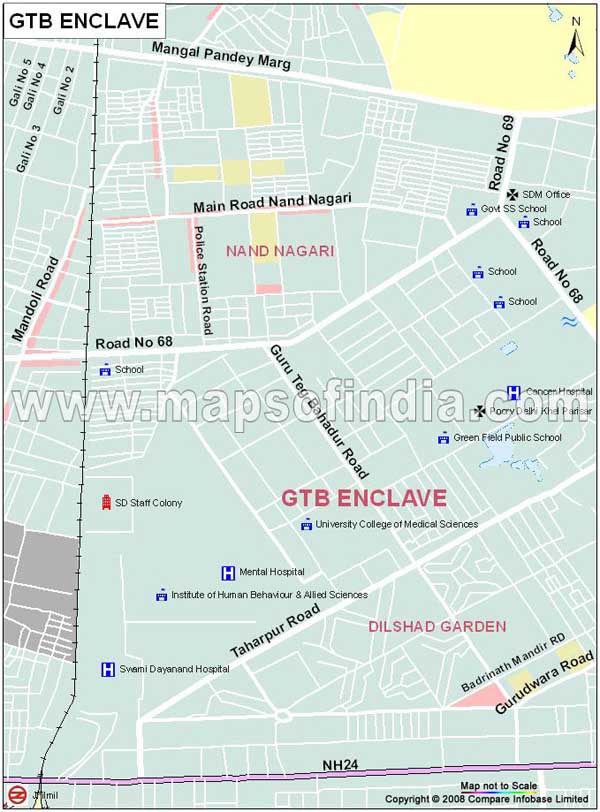 Gtb Enclave Map