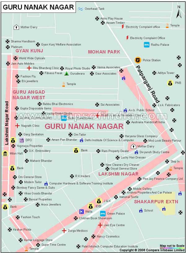 Guru Nanak Nagar Map