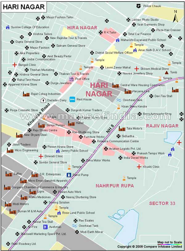 Hari Nagar Map