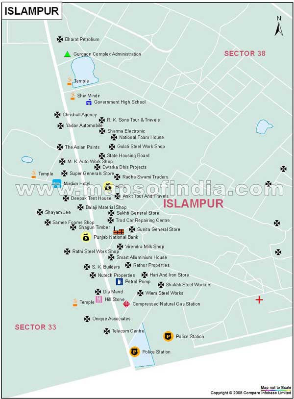 Islampur Map