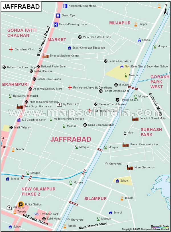 Jaffarabad Map