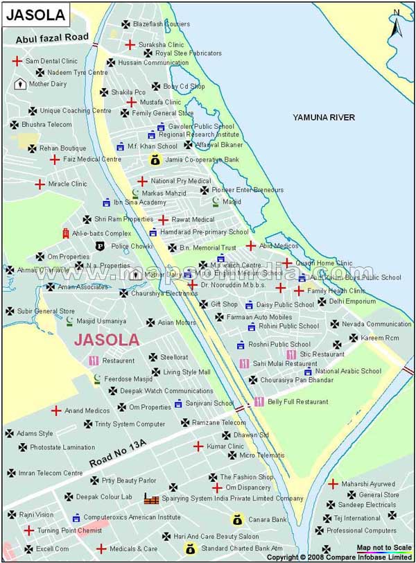 Jasola Map