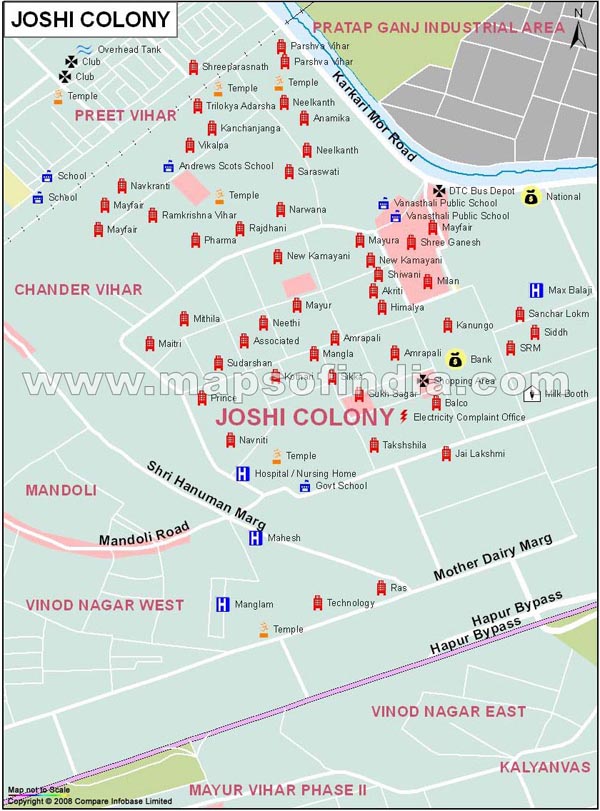 Joshi Colony Map