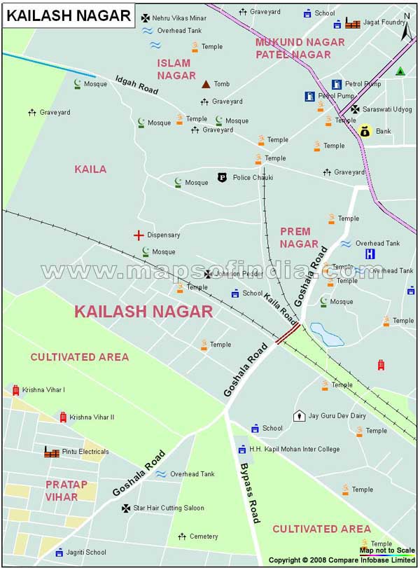 Kailash Nagar Map