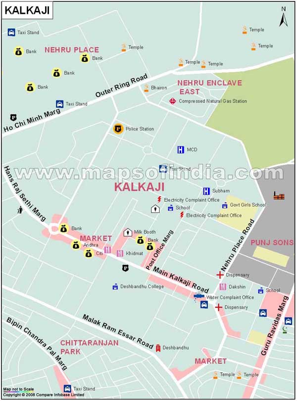 Kalkaji Map