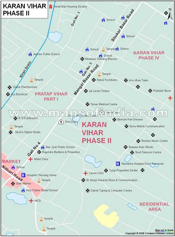 Karan Vihar Phase II Map