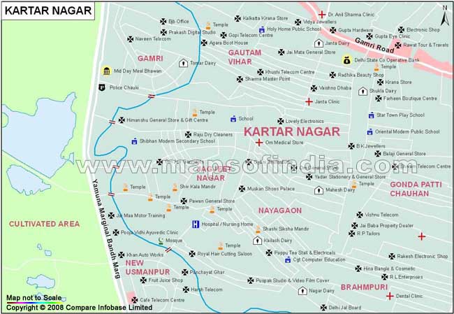 Kartar Nagar Map