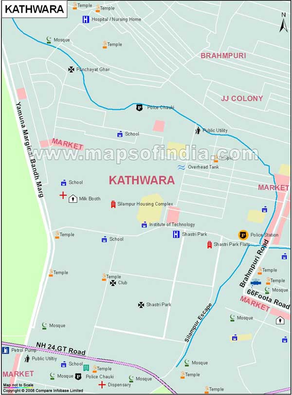 Kathwara Map