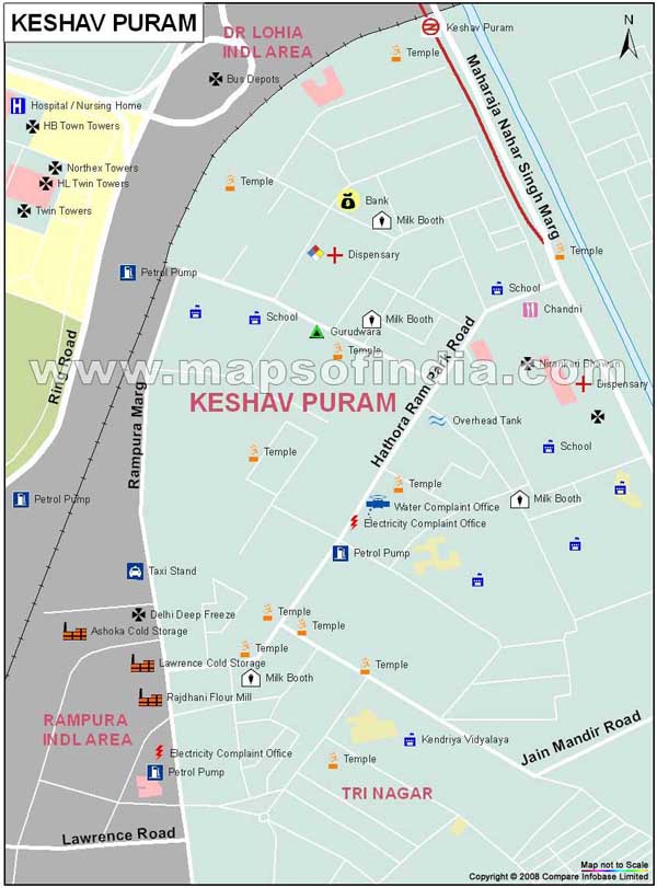 Keshavpuram Map