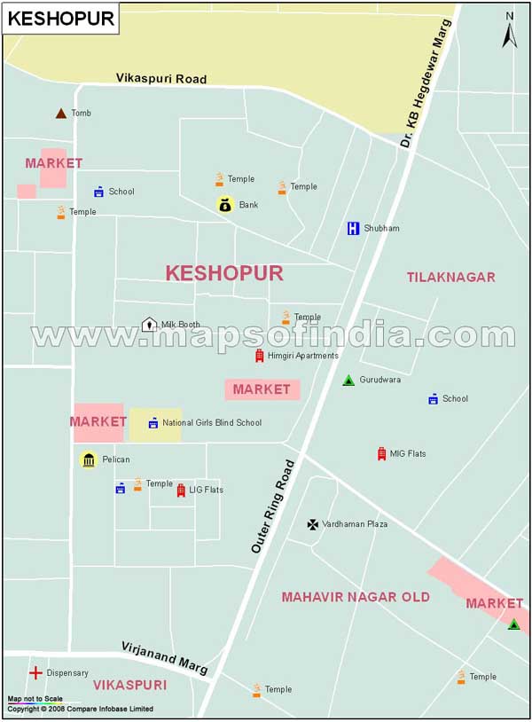 Keshopur Map