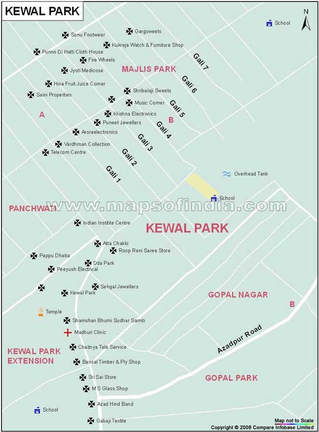 Kewal Park Map