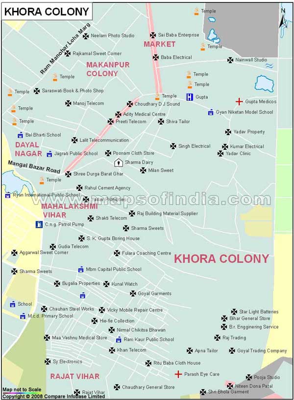 Khora Colony Map