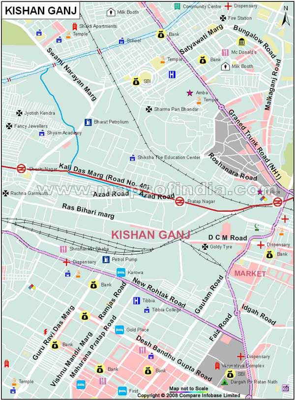 Kishan Ganj Map
