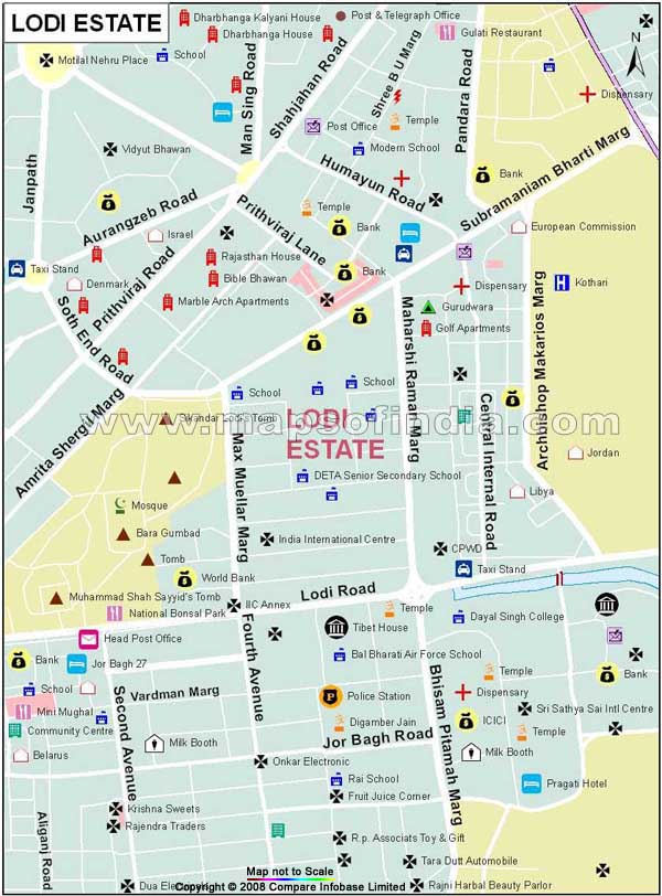 Lodhi Estate Map