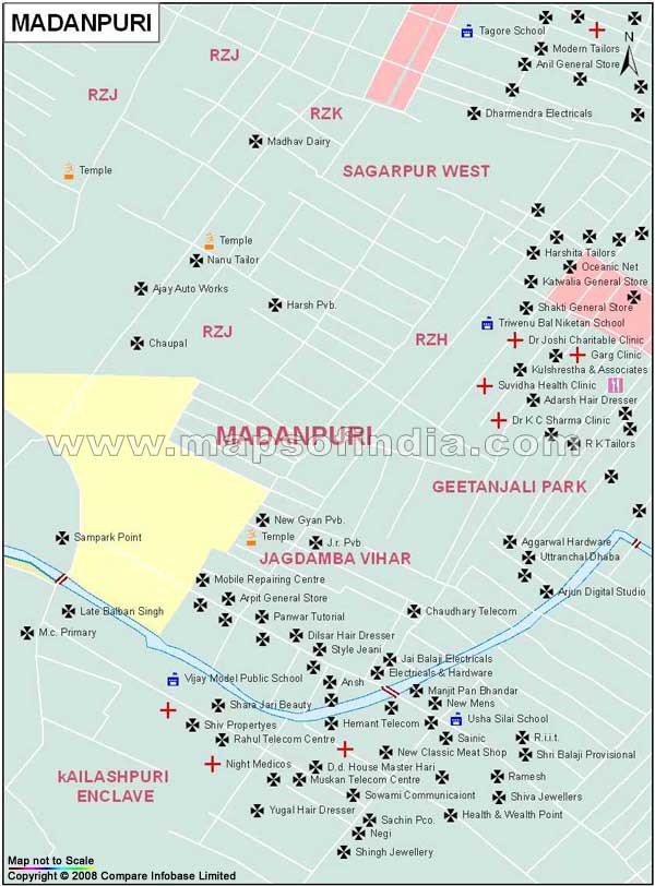 Madanpuri Map