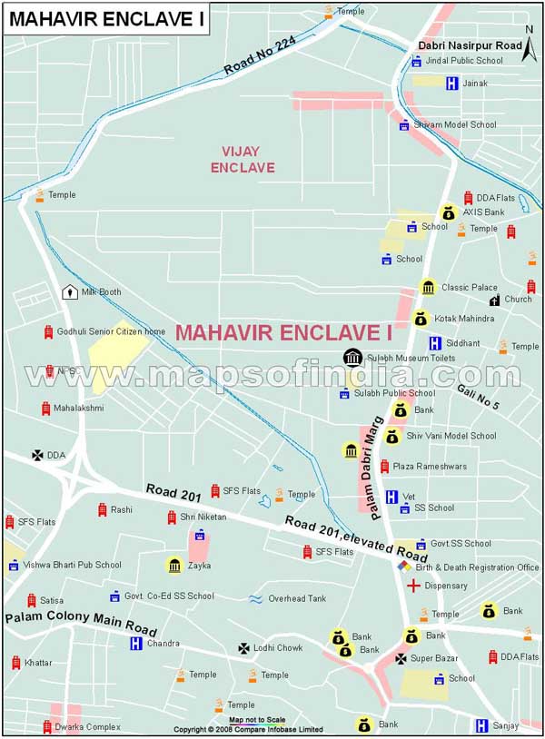 Maharani Enclave I Map