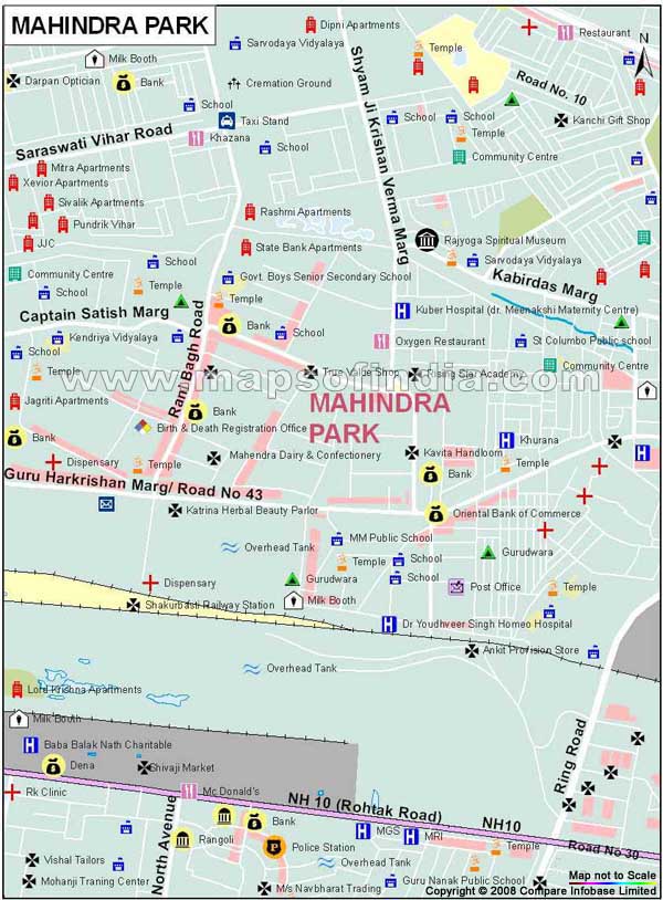 Mahindra Park Map