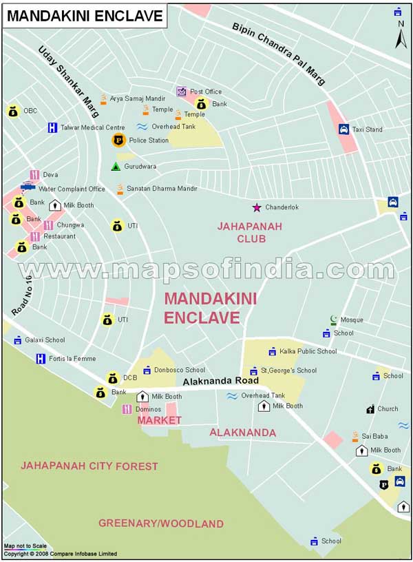 Mandakani Village Map