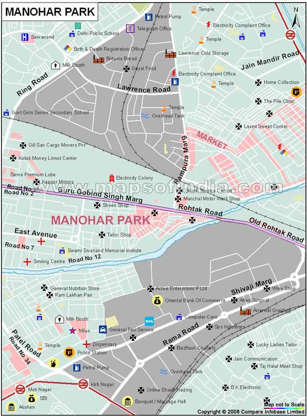 Manohar Park Map