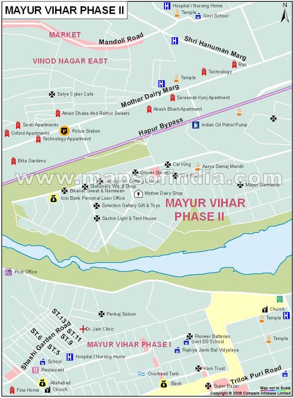 Mayur Vihar Phase2 Map