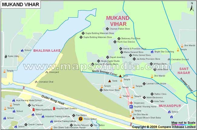 Mikand Vihar Map