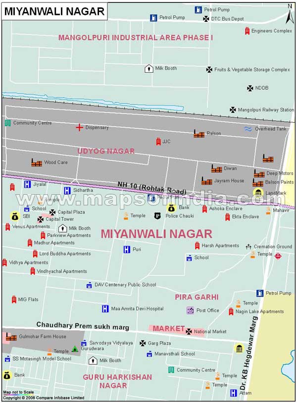 Miyanwali Nagar Map