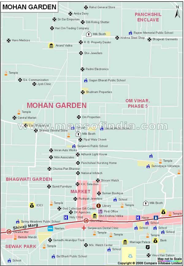 Mohan Garden Map