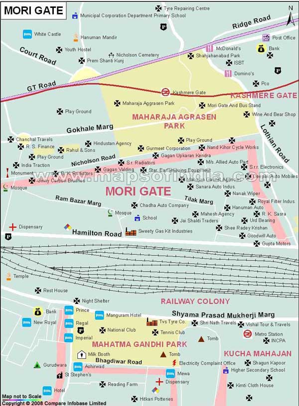 Mori Gate Map