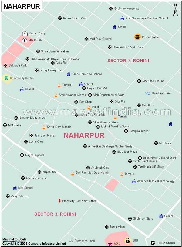 Naharpur Map