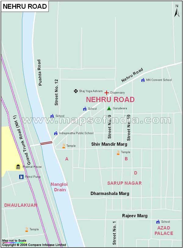 Nehru Road Map