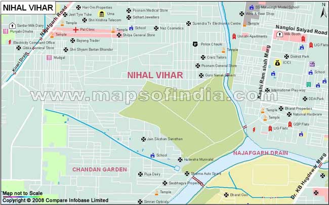 Nihal Vihar Map