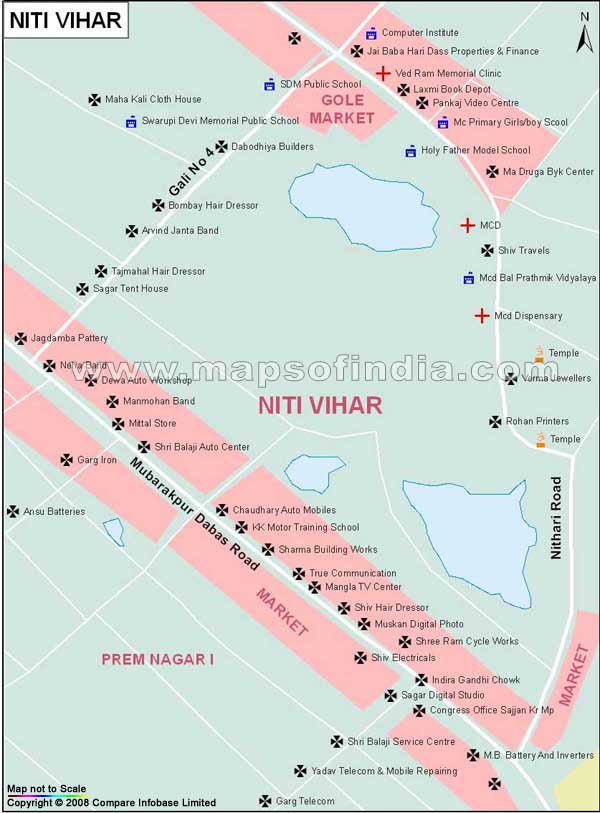 Nitti Vihar Map