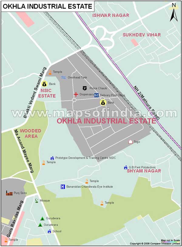 Okhla Industrial Estate Map