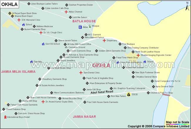 Okhla Map