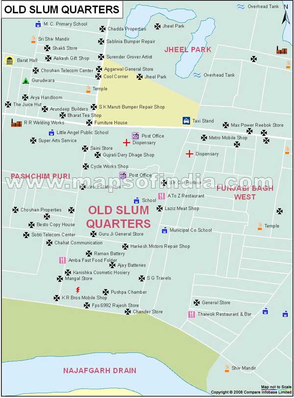 Old Slum Quarters Map
