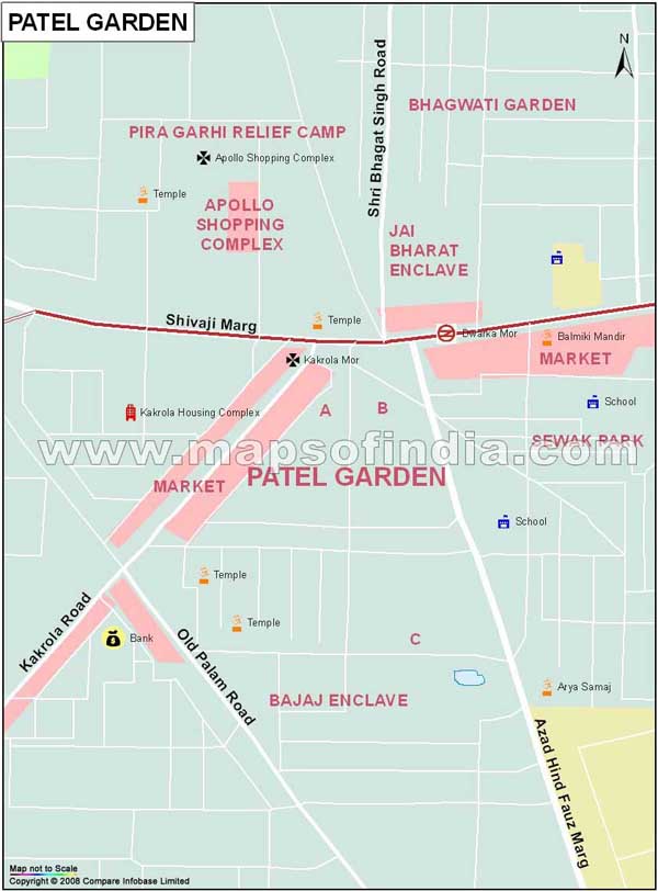 Patel Garden Map