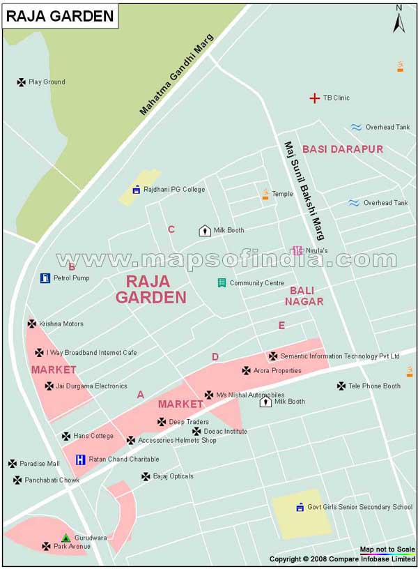 Raja Garden Map